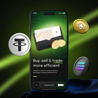 Interfaccia di trading Coniazzura visualizzata su un dispositivo mobile