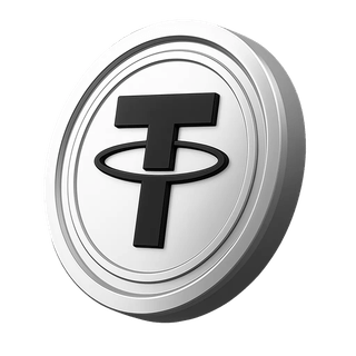 Icona Tether USDT visualizzata nell'area dei dettagli dell'account